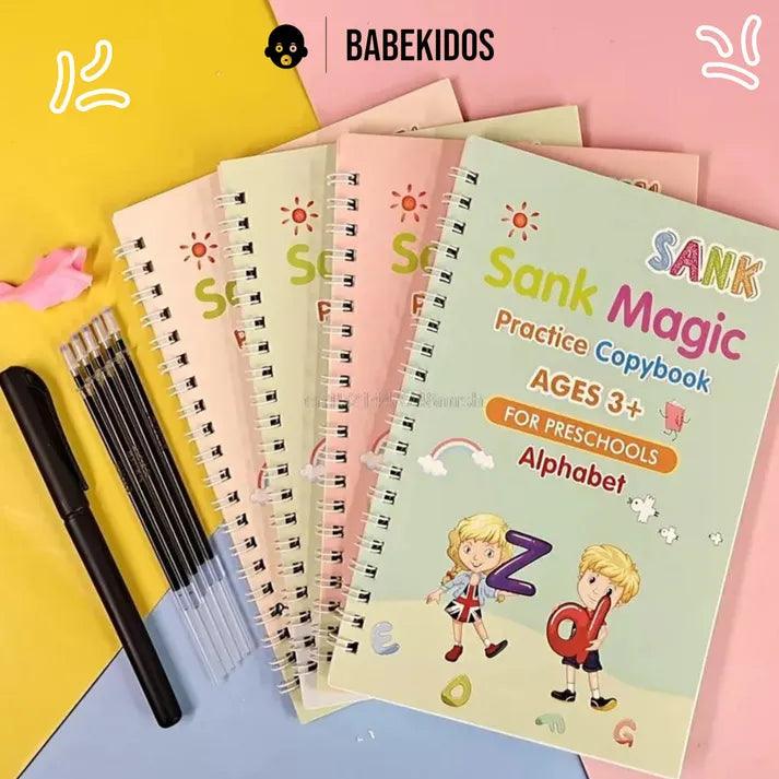 Set of 4 - Sank Magic Book + Practice Pen