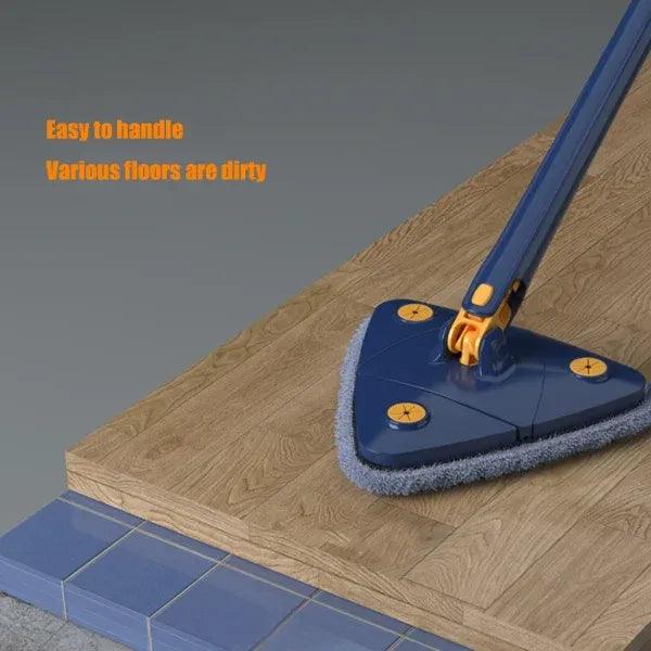 360° Rotatable Triangle Cleaning Mop With Twist Squeeze