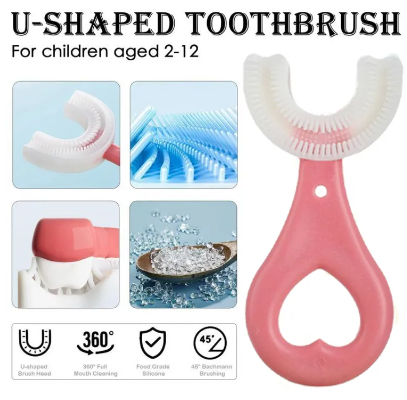 U-Shape Kids ToothBrush (2-12 Years)