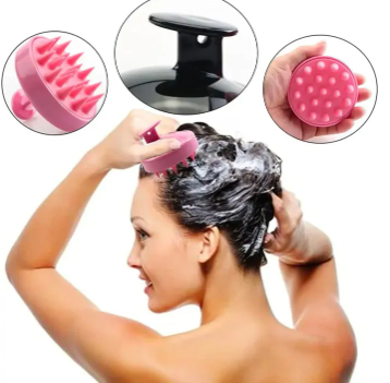 Silicone Bristle Hair Massager Brush