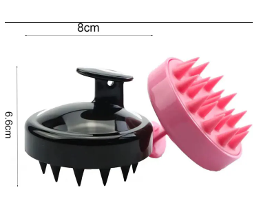 Silicone Bristle Hair Massager Brush