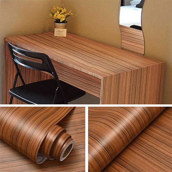 Self Adhesive Wood Furniture Wallpaper