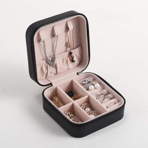 Portable Mini Jewelry Organizer Box