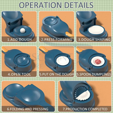 2 in 1 Multifunctional Dumpling Maker Tool