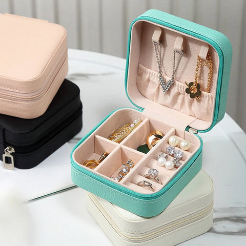 Portable Mini Jewelry Organizer Box