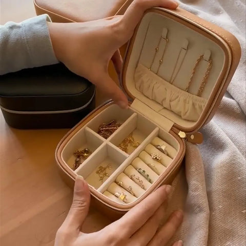 Portable Mini Jewelry Organizer Box