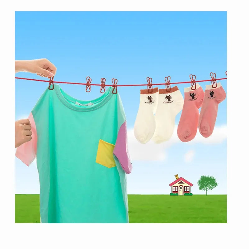 Portable Clothesline Windproof Clothes Roof