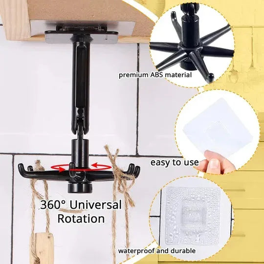 360 ° Rotating Self-adhesive Hook