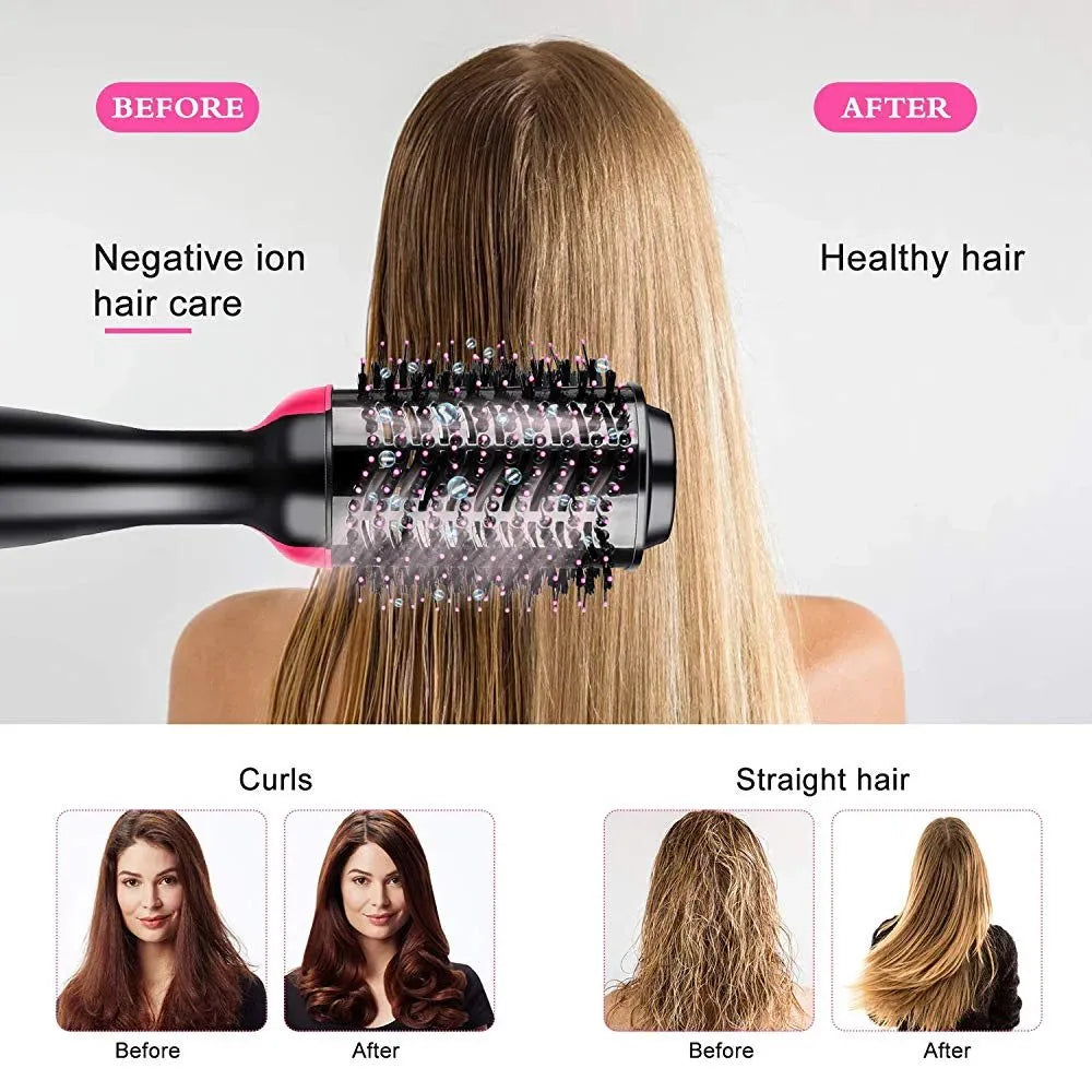 3-in-1 Hair Dryer, Straightener