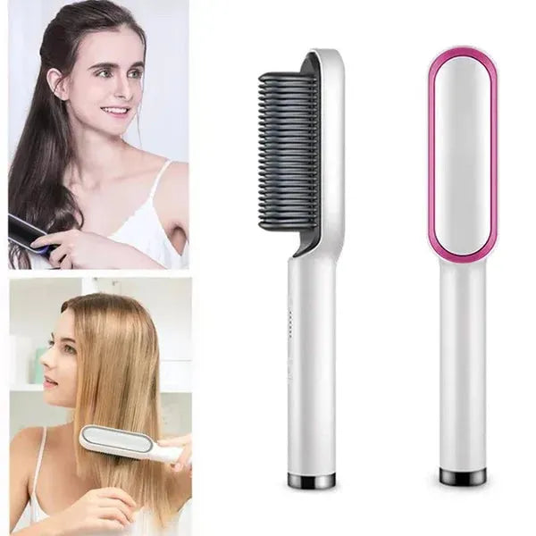 Hair Straightener Comb Brush