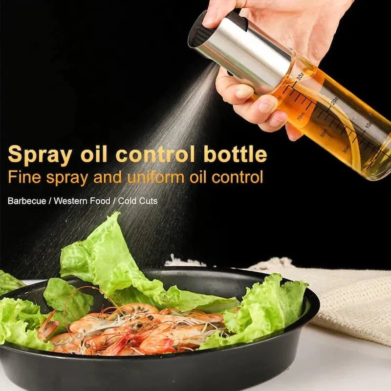 Stainless Steel Oil Spray Bottle