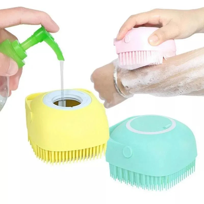 Silicon body cleaning brush