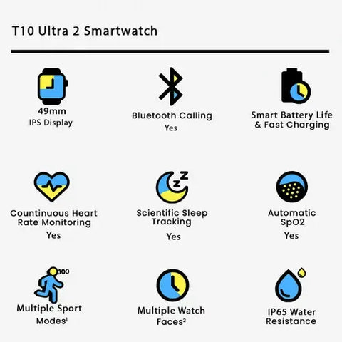 T10 Ultra 2 Smartwatch