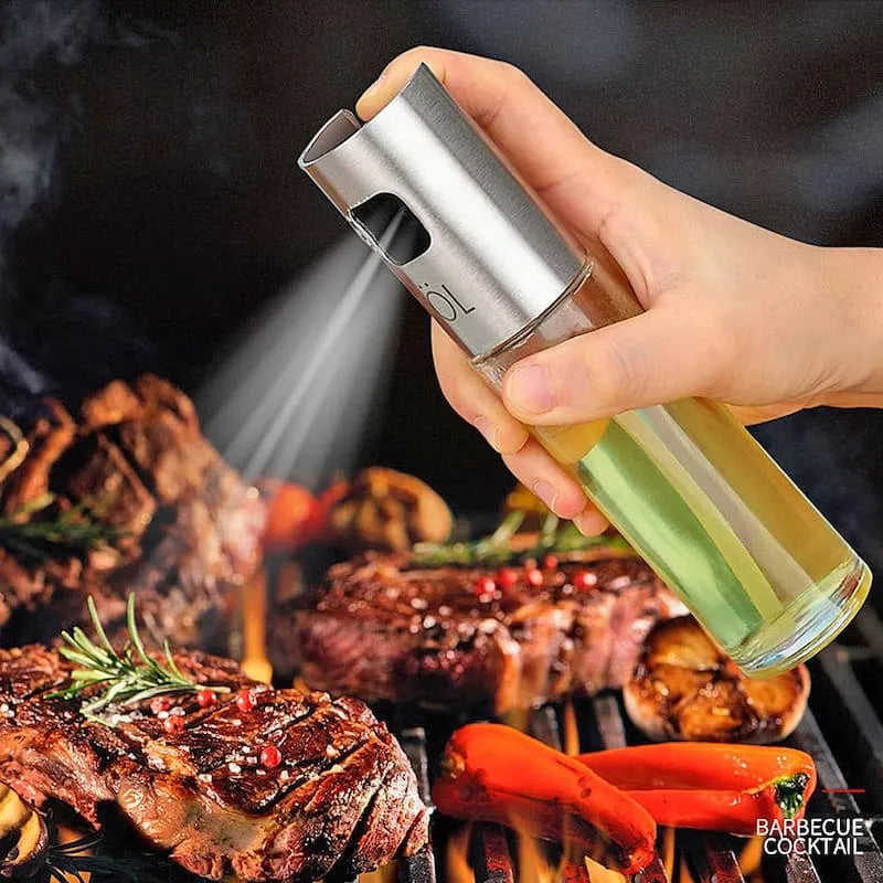 Stainless Steel Oil Spray Bottle